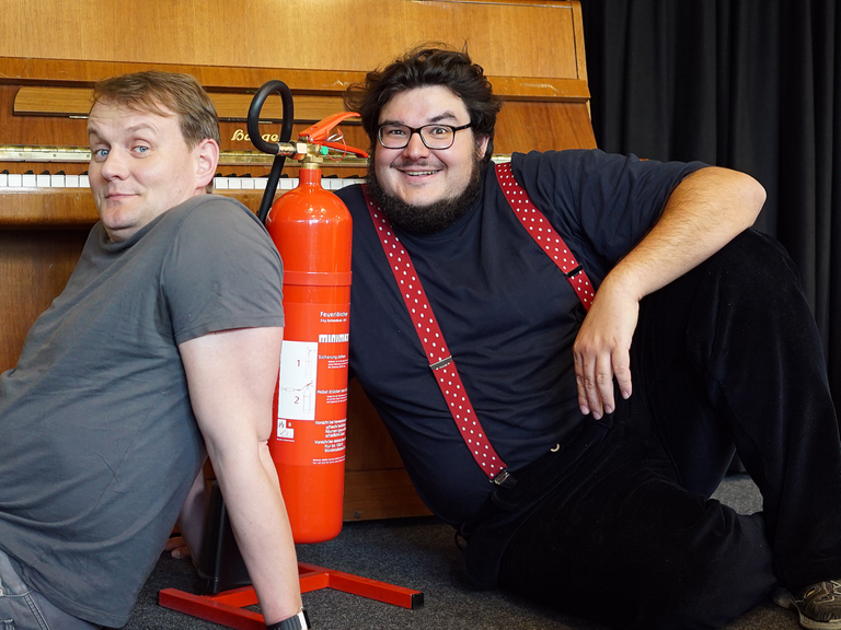 Devid Striesow und Axel Ranisch