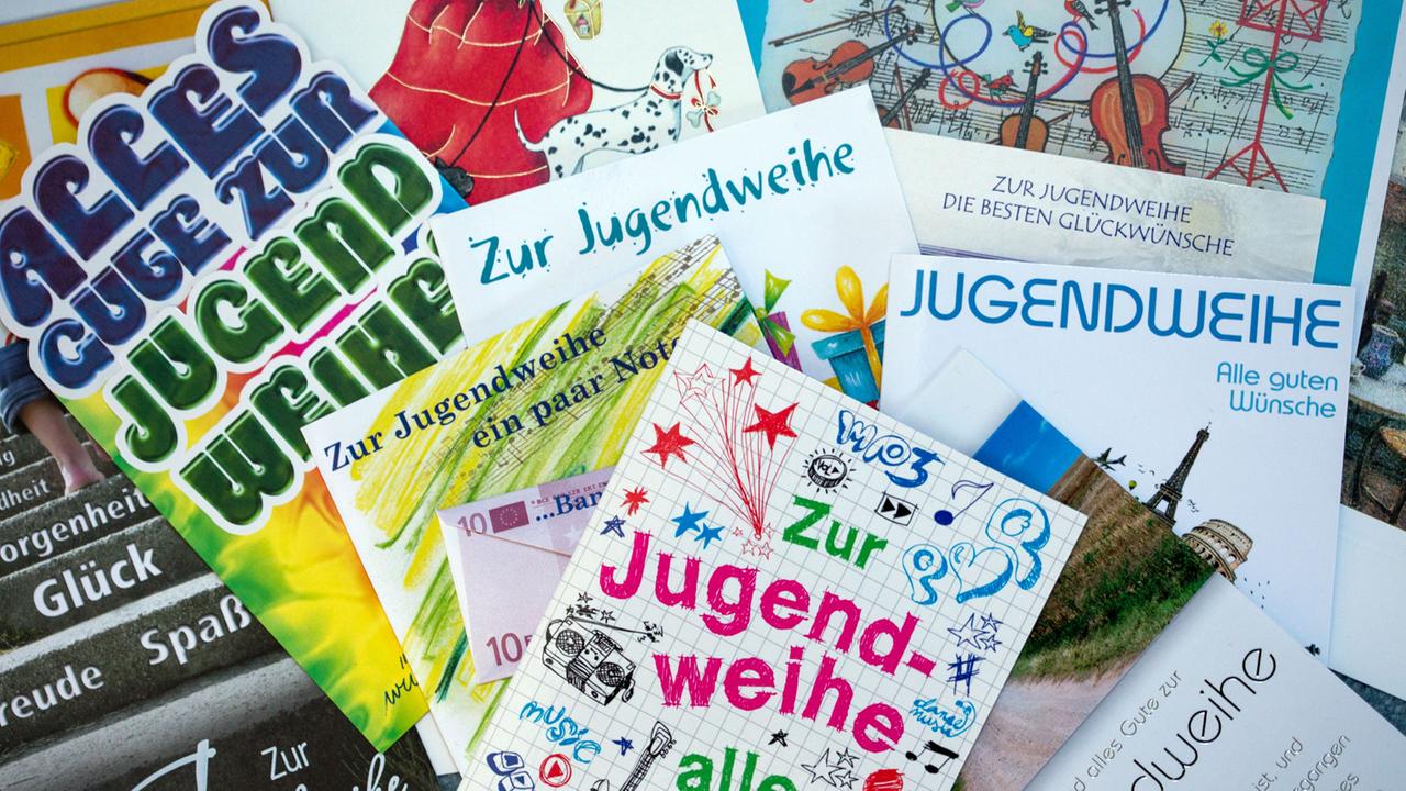 Glückwunschkarten zur Jugendweihe