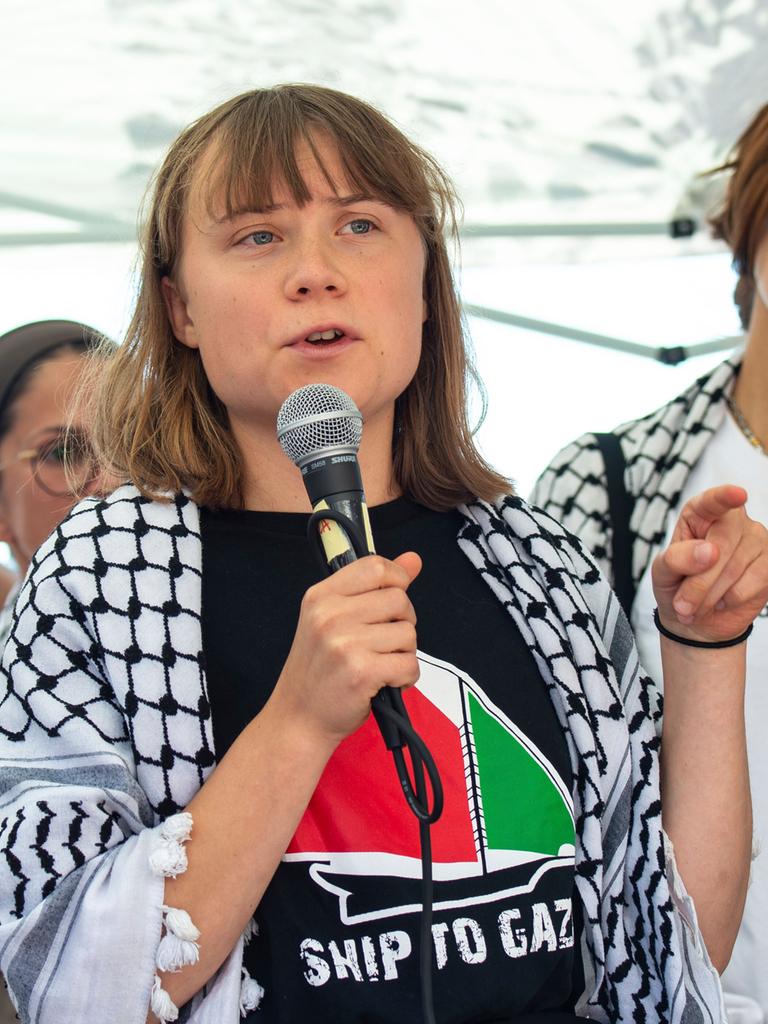 Die Aktivistin Greta Thunberg