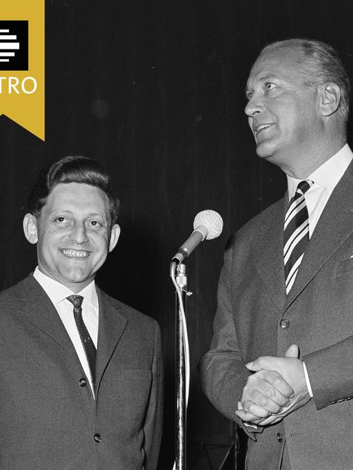 Hans Rosenthal und Curd Jürgens