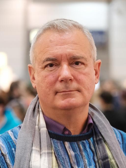 Portrait von Ilija Trojanow auf der Leipziger Buchmesse